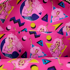 jem and the holograms glitter all-over print mini backpack