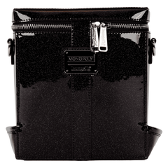 monopoly 90th anniversary top hat glitter figural crossbody bag