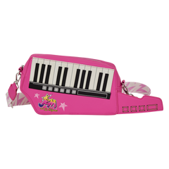 jem and the holograms figural keytar glow crossbody bag
