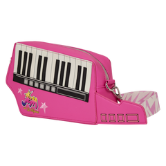 jem and the holograms figural keytar glow crossbody bag
