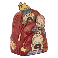 home alone triple pocket mini backpack