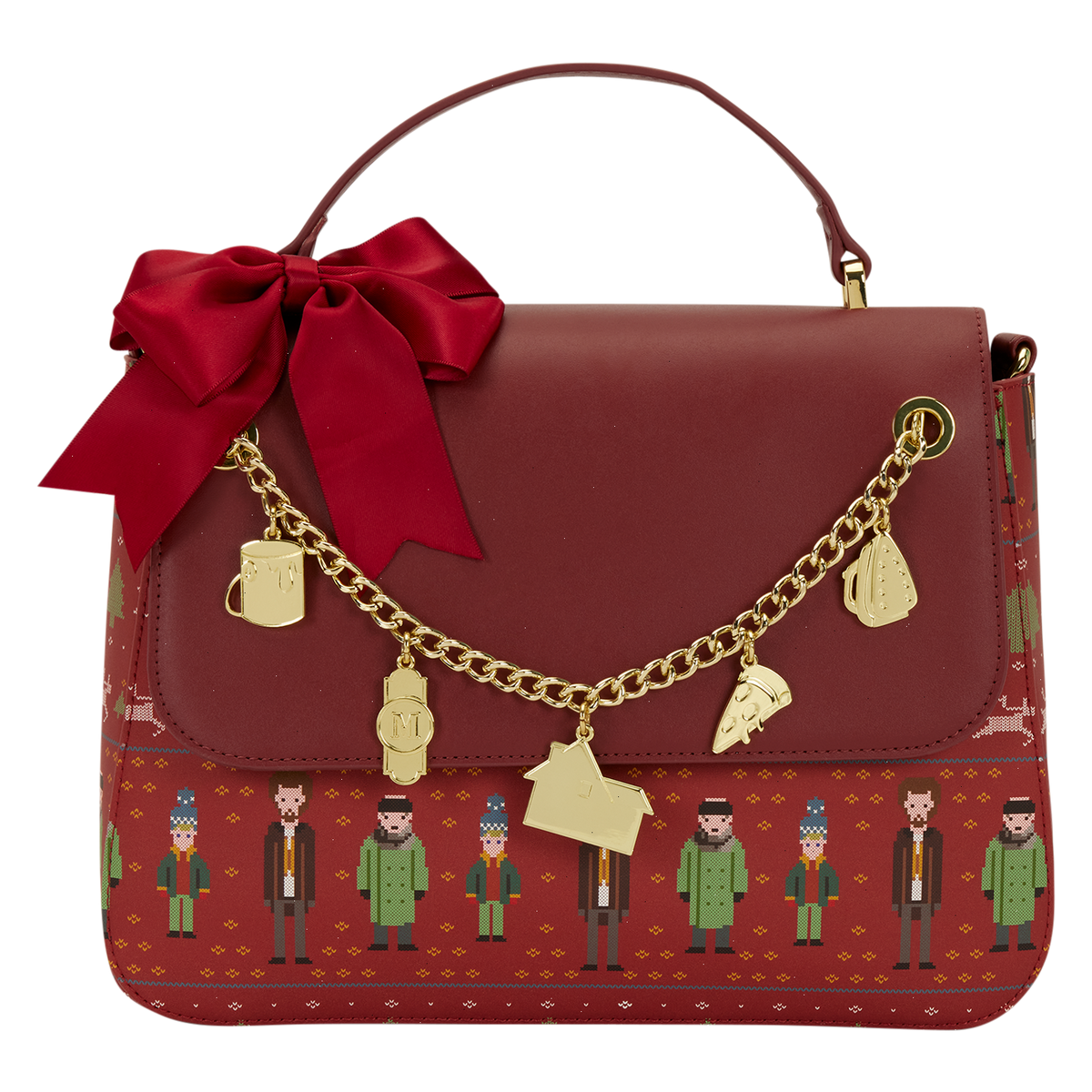 home alone crossbody bag with charms