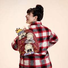 home alone triple pocket mini backpack