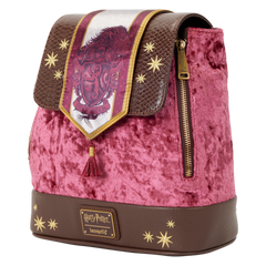 exclusive harry potter gryffindor banner velvet mini backpack