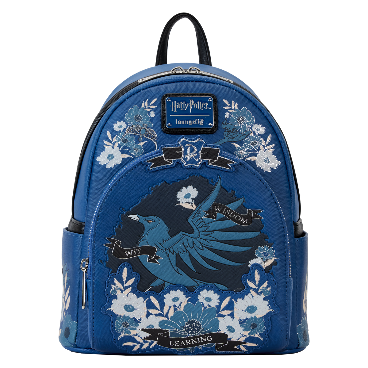 harry potter ravenclaw house floral tattoo mini backpack