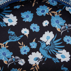 harry potter ravenclaw house floral tattoo mini backpack