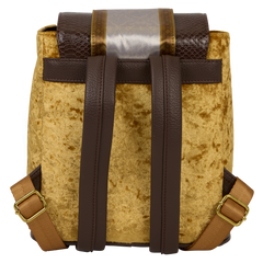 exclusive harry potter hufflepuff banner velvet mini backpack