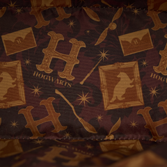 exclusive harry potter hufflepuff banner velvet mini backpack