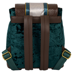 exclusive harry potter slytherin banner velvet mini backpack