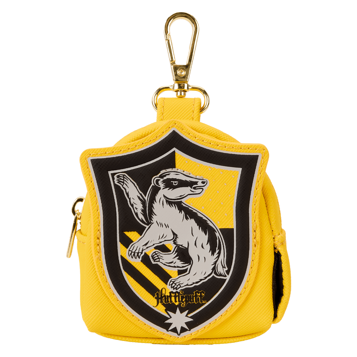 harry potter hufflepuff house treat & disposable bag holder