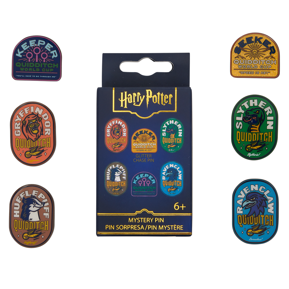harry potter exclusive quidditch mystery box pin