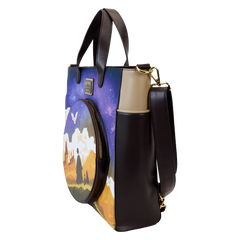 harry potter hogwarts starry sky convertible backpack & tote crossbody bag