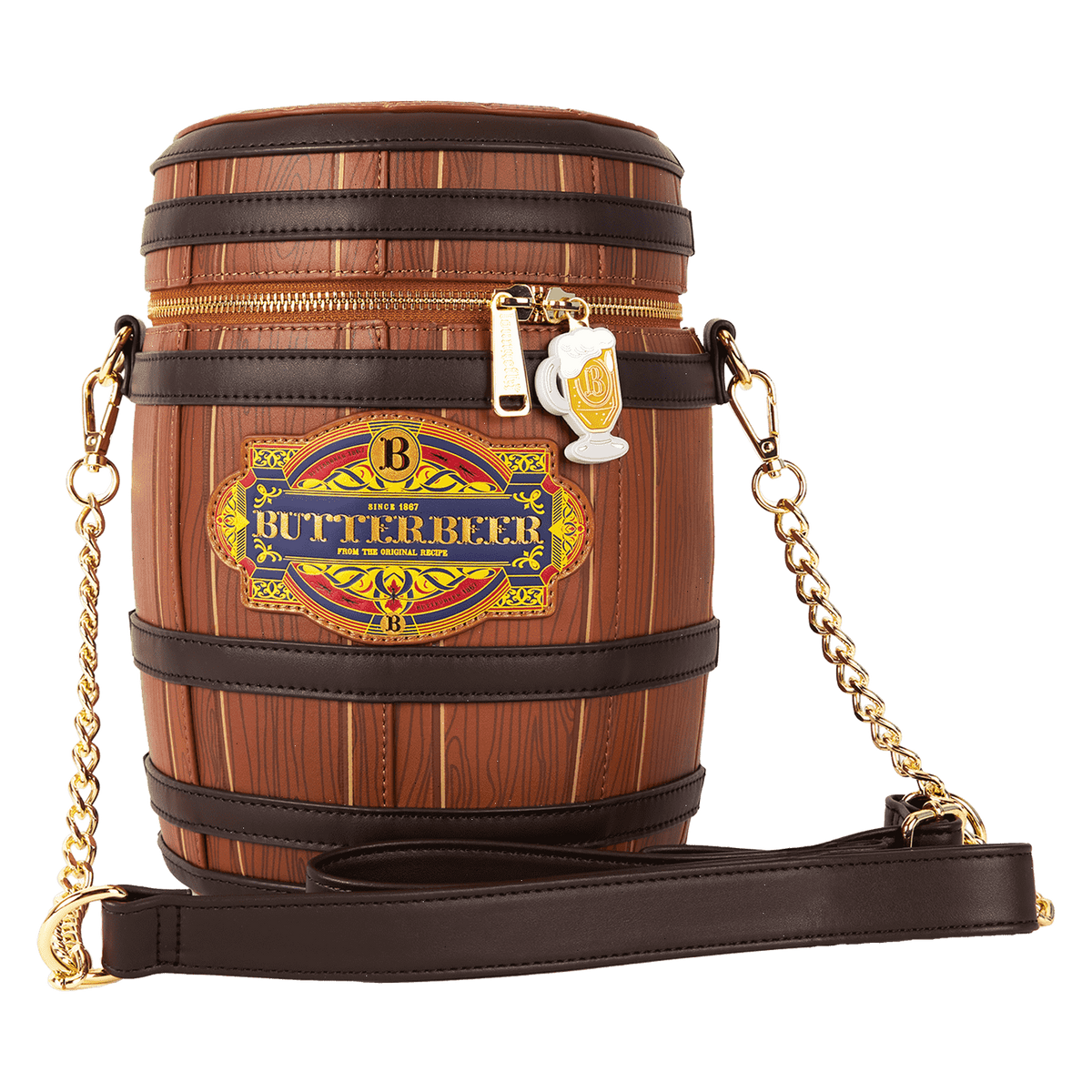 harry potter butterbeer barrel scented figural crossbody bag