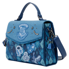 harry potter hogwarts denim crossbody bag