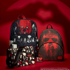 i heart horror it pennywise glow crossbody bag