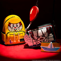 it pennywise raincoat cosplay glow mini backpack