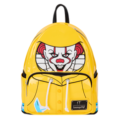 it pennywise raincoat cosplay glow mini backpack