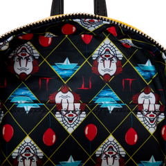 it pennywise raincoat cosplay glow mini backpack