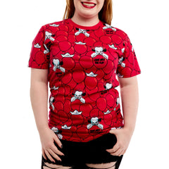 it pennywise red balloon unisex tee