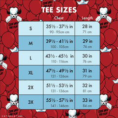 it pennywise red balloon unisex tee