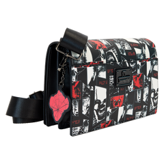 i heart horror it pennywise glow crossbody bag