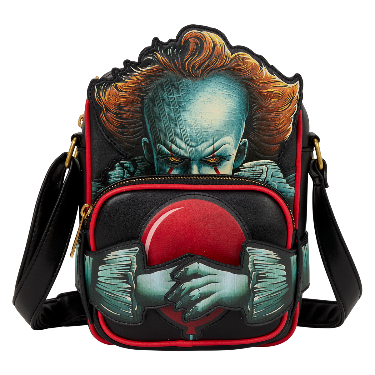 it pennywise crossbuddies® cosplay crossbody bag with coin bag