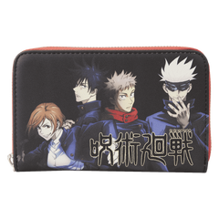 jujutsu kaisen exclusive first years and gojo sensei zip around wallet