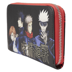 jujutsu kaisen exclusive first years and gojo sensei zip around wallet