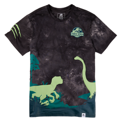 jurassic world jungle scene unisex tee