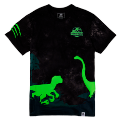 jurassic world jungle scene unisex tee