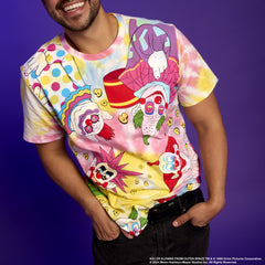 killer klowns from outer space tie-dye unisex tee
