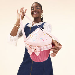 loungefly figural cupcake crossbody bag
