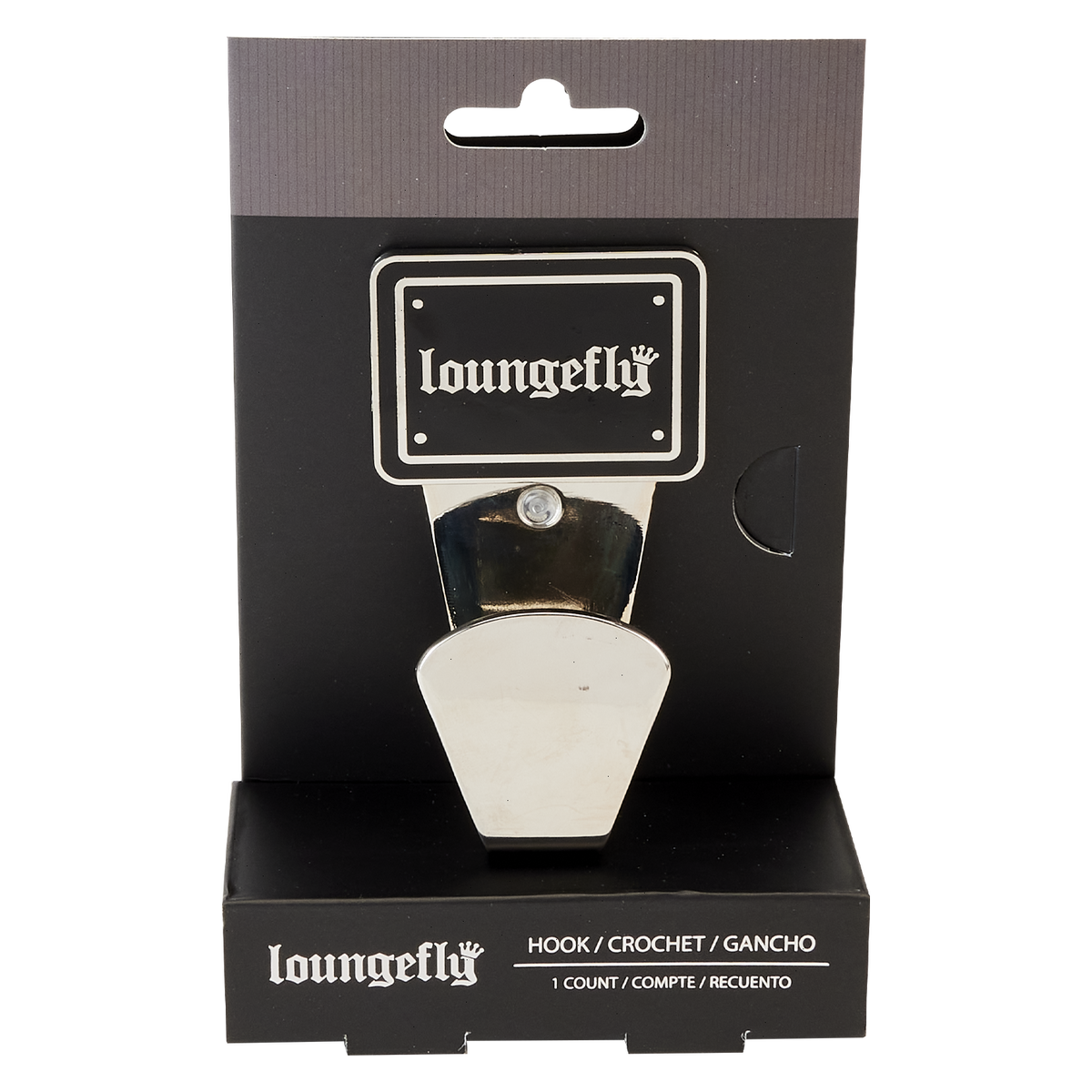 loungefly silver metal display wall hook