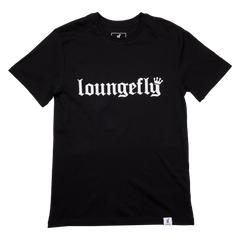 loungefly 25th anniversary logo black unisex tee