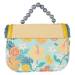 loungefly tropical lemon floral crossbody bag