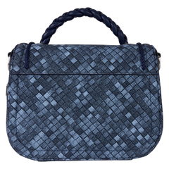 loungefly faux denim crossbody bag