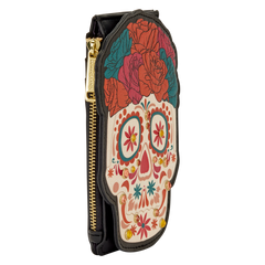 loungefly día de los muertos sugar skull large card holder