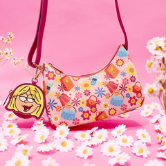 lizzie mcguire y2k all-over print crossbody bag
