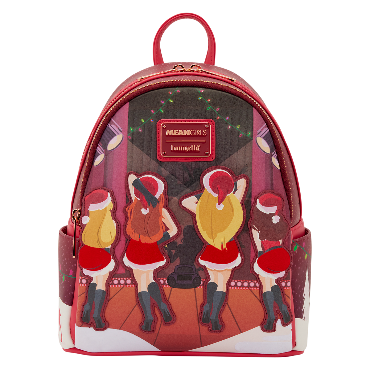 mean girls winter talent show light up mini backpack