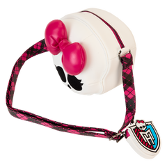 monster high skullette figural crossbody bag with coin bag