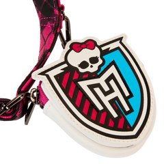monster high skullette figural crossbody bag with coin bag