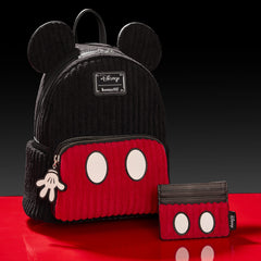 mickey mouse exclusive plush corduroy cosplay card holder