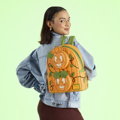 donald & daisy jack-o'-lantern exclusive glow mini backpack