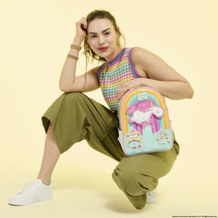 minions fluffy unicorn rainbow mini backpack