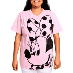 minnie mouse floral rock the dots unisex tee