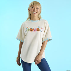 mickey & friends jack-o'-lantern glow sporty tee