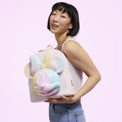 minnie mouse pastel tie-dye mini backpack