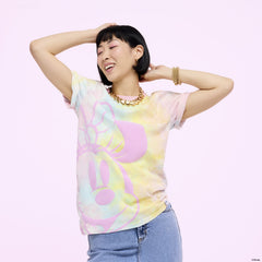 minnie mouse pastel tie-dye unisex tee