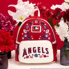 mlb los angeles angels floral mini backpack