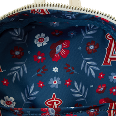 mlb los angeles angels floral mini backpack
